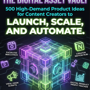 THE DIGITAL ASSET VAULT: 500 High-Demand Digital Product Ideas